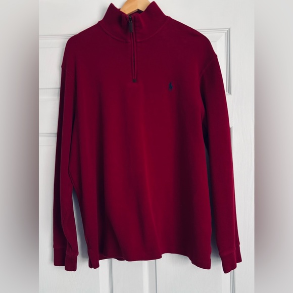 Polo Ralph Lauren Other - Polo Ralph Lauren Men’s Cotton Quarter-Zip Regular Fit Sweater, Size XL